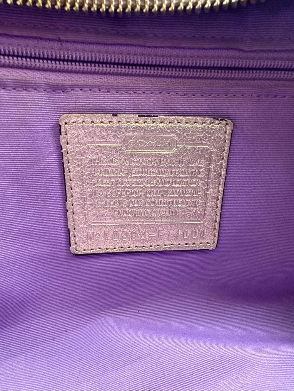 Vintage Y2K Coach Mosaic Metallic Gallery Patchwork Purse